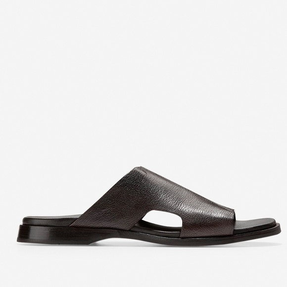 cole haan goldwyn leather slides